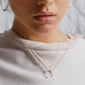 Roxi — collier en acier inoxydable pour femme, pendentif en forme de corne de lune, plaqué or, bijou minimaliste, <span class=keywords><strong>2022</strong></span> - Product Image 6