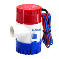 Pompe de cale marine MAMBAFLO pour bateau/yacht, alimentée par batterie 12/24V, basse pression, OEM, débit d'eau 1100 GPH, 4m