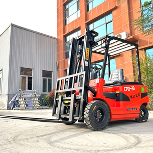 Gratis pengiriman 2ton Forklift Semi elektrik Forklift 3 Ton 5Ton baterai Lithium Mini Forklift mengangkat tinggi 3m 7m dengan lampiran - Product Image 5