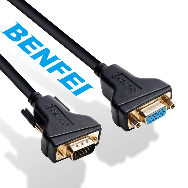 BENFEI VGA Extension Cable, VGA Male to Female Cable,1.8 Meter/6 Feet