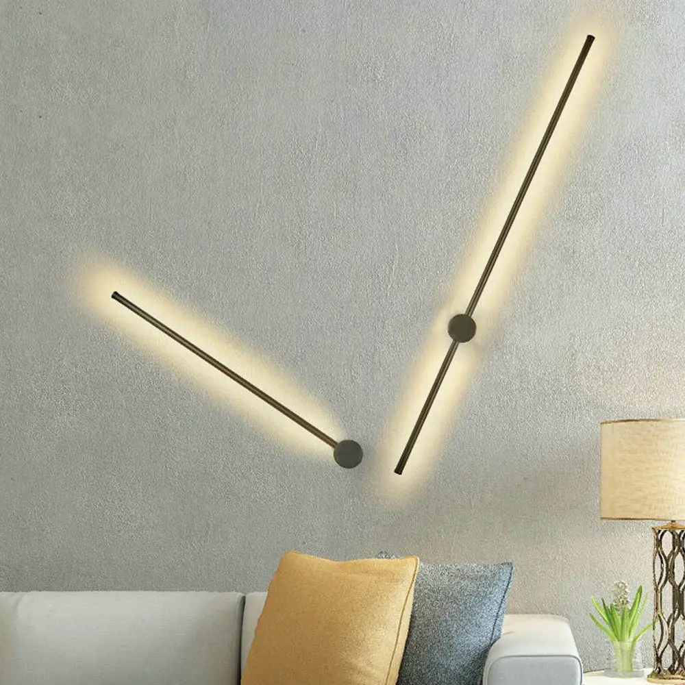 Modern Decorative Lighting Home Stairs Living Room Decoration Long Wall Lamp Sofa Background Wall Sconce Lighting Fixtures