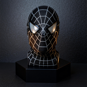 Maschera da Eroe Spider con <span class=keywords><strong>Occhi</strong></span> LED Lampeggianti <span class=keywords><strong>Rossi</strong></span> e Blu, Costume Divertente per Feste, Regalo per Bambini - Product Image 3