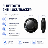 Mini traceur GPS magnétique sans carte SIM, Bluetooth, compatible iOS et Android, pour animaux de compagnie, enfants, chiens, chats, véhicules, sacs