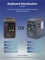 Vente en gros d'usine 0,75-630KW 2,2KW 4KW 7,5KW 15KW Variateur de fréquence Moteur à courant alternatif VFD 220V Monophasé vers triphasé 380V