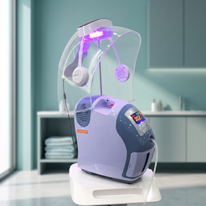 Pistolet à oxygène et masque facial LED pour rajeunissement, appareil professionnel d'oxygénothérapie faciale, machine de beauté - Product Image 1