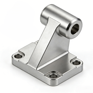 Accessoires cylindriques sur mesure en aluminium et acier inoxydable usinés CNC, supports d'oreille moulés sous pression, brochage à double fil EDM - Product Image 2