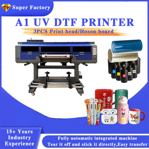 <span class=keywords><strong>Imprimante</strong></span> DTF UV 60 cm avec laminateur, livraison rapide d'usine, machine d'impression d'étiquettes pour transfert sur verre, autocollants, tasses, impression stable - Product Image 1