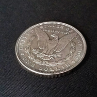 Reproduction de la pièce de monnaie américaine Morgan de 26g, vintage, 1878-1902, pièce de monnaie antique Morgan, pièce de monnaie en argent Aigle de la Liberté