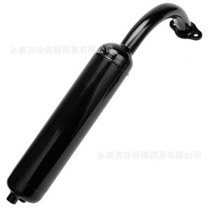 Pqg013 Tubo de Escape de 80cc con Silenciador para Modificación de Motocicletas y Bicicletas, Acero Negro, Pieza de Reparación y Mantenimiento - Product Image 4