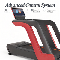 Caminadora Eléctrica Motorizada Comercial para Gimnasio, Pantalla LCD para Entrenamiento Físico, Plegable e Inalámbrica