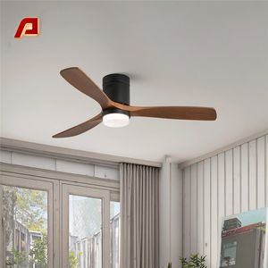 Ventilateur de plafond LED vintage de style américain au meilleur <span class=keywords><strong>prix</strong></span>, 52 pouces, télécommande, lumière, BLDC 220v, corps en métal enroulé, intensité variable - Product Image 2