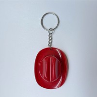 Décapsuleur de bouteille en forme de COWBOY avec logo personnalisé, porte-clés magnétique, en acier inoxydable, en plastique PU, découpe et impression