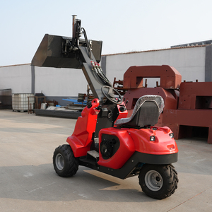 Free Shipping Wheel Loader CE EPA 5 Earth Moving Machinery Mini Wheel Loader Farm Garden Mini Wheel Drive Loader - Product Image 6