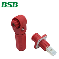 Connecteur de stockage d'énergie automobile à branchement rapide HV monocœur 1500V 80A 100A 130A pour BMS BESS