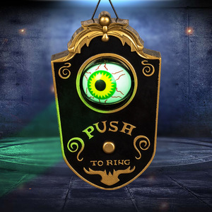 Halloween Props Spooky Sounds Trick or Treat Event Doorbell for Halloween Terrifying Decorations Nicro Ghost Eyeball Doorbells - Product Image 1