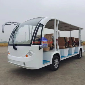 Autobús Eléctrico Turístico de 14 Plazas, Velocidad Máxima de 30 km/h, Capacidad de Subida del 20% para Resorts Costeros - Product Image 1