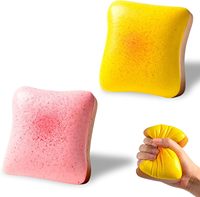 Jouet anti-stress personnalisé en PU à récupération lente - Jouet de décompression réaliste en forme de pain, idéal pour la relaxation au bureau ou à la maison