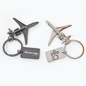 クリエイティブ卸売航空機戦闘機戦争機ヘリコプター3D亜鉛合金エコフレンドリー高級キーホルダーお土産ギフト - Product Image 2