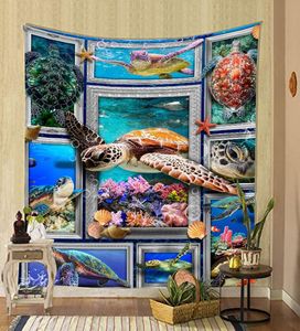 Tapisserie murale personnalisée style bohème avec imprimé papillon, lune et fleurs, décoration pour chambre <span class=keywords><strong>à</strong></span> coucher et salon - Product Image 4