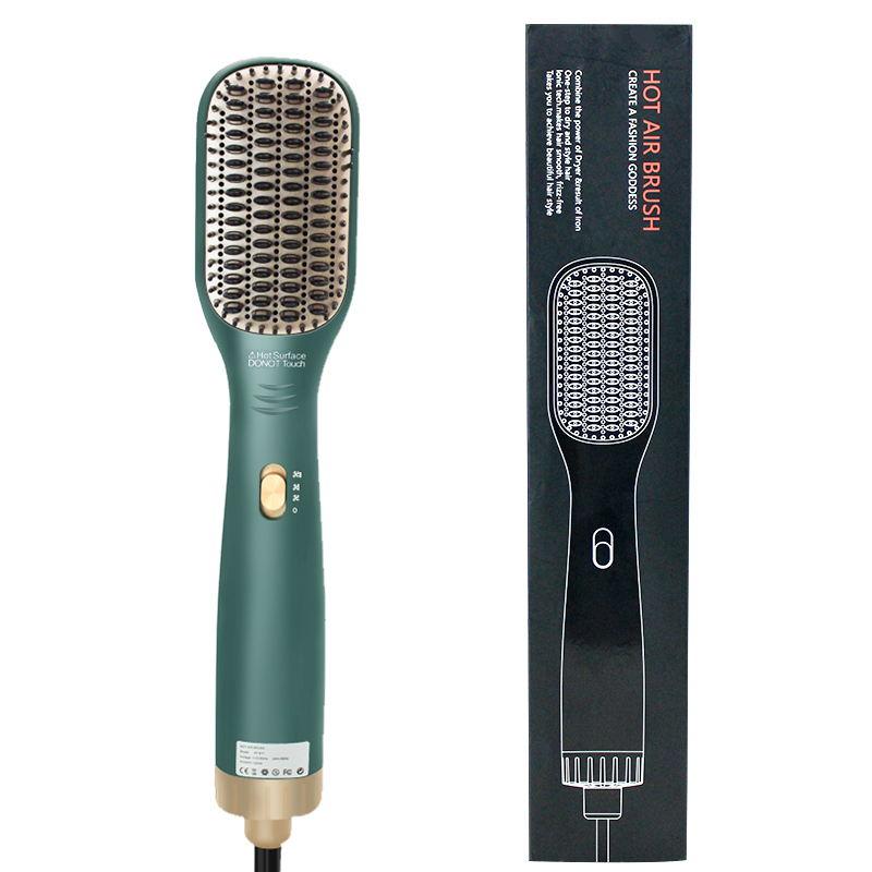 1000w Rotary Hot Air Brush 3-in-1 Salon Negative Iron Hair Dryer And Styling Hot Air Brush Hair Straightener Brush