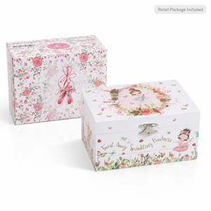 Boîte à bijoux musicale personnalisée avec figurine rotative licorne/ballerine, en MDF durable, pour l'anniversaire des enfants - Product Image 4