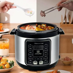 Olla a Presión Eléctrica de Gran Capacidad de <span class=keywords><strong>6</strong></span> <span class=keywords><strong>Litros</strong></span>, Olla <span class=keywords><strong>Arrocera</strong></span> Eléctrica Inteligente con Reserva, Olla a Presión Doméstica - Product Image 1