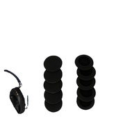 Bantalan telinga busa kualitas tinggi untuk headphone maskapai 3*58*78MM (78mm) bantalan telinga kompatibel untuk headset