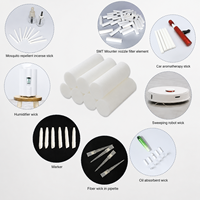 Bâtonnets diffuseurs de parfum pour voiture en fibre de 8mm, 9mm, 10mm, 12mm en stock, recharge de diffuseur d'air, roseaux artificiels absorbants, taille personnalisée
