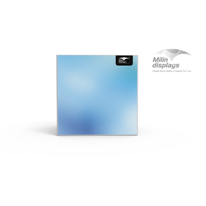 ป้ายผ้าพิมพ์ลายตามสั่ง ขนาด 1 ฟุต สำหรับโปรโมชั่น โชว์เคสแบรนด์ ป้ายแบนเนอร์ทรงลูกบาศก์ - Product Image 2