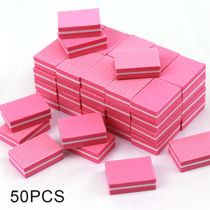 Wholesale 50pcs/bag Double-Sided Mini Frosted Square Colorful EVA Sponge <b>Nail</b> File for <b>Nail</b> Polish - Product Image 6