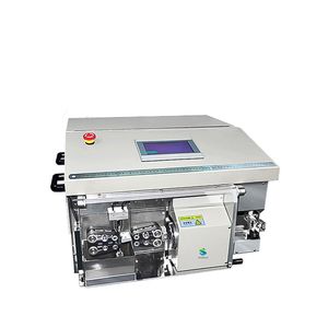 Full Automatic Coaxial COAX Communication IPEX <b>Cable</b> Wire Multi Plastic Layers Skin Cutting and <b>Stripping</b> <b>Machine</b> - Product Image 1