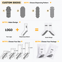 Chaussettes antidérapantes personnalisées pour enfants, collection hiver, fabrication OEM, faible MOQ, pour football et soccer