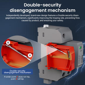 جهاز حماية من الصواعق الصناعية Mday DC MYN40-DC T2 2P 1000V بتقنية MOV وتيار تفريغ أقصى 40 كيلو أمبير معتمد - Product Image 6