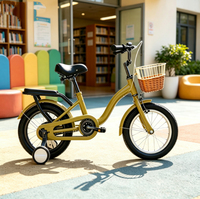 Vélo rose pour filles, best-seller, 12-20 pouces, vitesse unique, autocollants colorés, vélo pour enfants avec pneus antidérapants