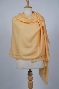 High Quality Cashmere Fine Wool Plain Hand Dyed Stole Soft Lightweight Luxury <b>Shawl</b> <b>Wrap</b> Elegant Women Fashion Accessories - Product Image 3