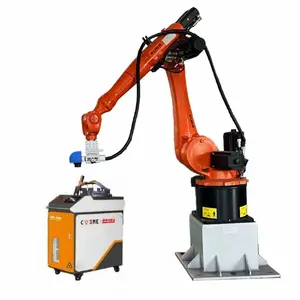 库卡KR KR 8 R1640-2工业机械臂激光清洗机，用于工业机器人光纤激光清洗