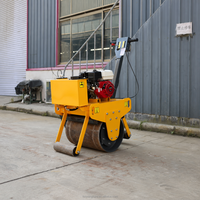 Mini-compacteur vibrant de 300 kg avec moteur Honda 5,5 CV, autoporté, à tambour unique, pour asphalte et sol, prix usine