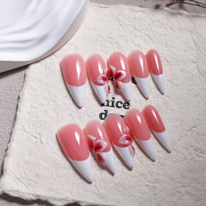 Betifnail – Nouveauté <span class=keywords><strong>Hiver</strong></span> : <span class=keywords><strong>Faux</strong></span> <span class=keywords><strong>Ongles</strong></span> 3D de Luxe, 10 Pièces/Ensemble, Qualité Supérieure, Prix de Gros - Product Image 3