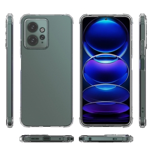 Für Redmi Note 12 4G Clear Case, stoß dämpfende verstärkte Ecken Anti-Scratch Soft TPU Phone Cover Case für Redmi Note 12 4G - Product Image 6