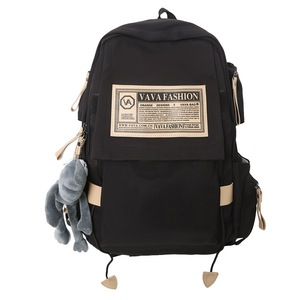 DiCero Laptop Backpack 14 Inches <b>Large</b> Capacity School Bag For Students Casual Korean Style Unisex Backpack With <b>Plush</b> Charm - Product Image 5