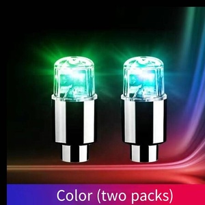 2 pièces Accessoires de décoration automobile : Lumières LED pour jantes de <span class=keywords><strong>voiture</strong></span>, Lampes de moyeu de roue, Lumières LED pour roue de <span class=keywords><strong>voiture</strong></span>, Capuchons de <span class=keywords><strong>valve</strong></span> de pneu - Product Image 6