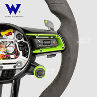 Volant personnalisé en suède avec LED et bouton de commande pour Porsche Panamera, Macan, Cayenne, Taycan, 911, 718, 997, 958, 981, 987