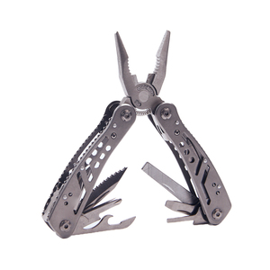 Alicates Multifuncionales de Acero Inoxidable 10 en 1, <span class=keywords><strong>Multiherramienta</strong></span> Plegable con Cuchillo, Destornillador, Cortador de Alambres para el Hogar, Camping, Supervivencia, OEM - Product Image 1
