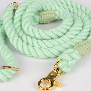 Produsen Cina Banyak Warna Tahan Lama Lembut Katun Tali Lilit Anjing Timah Grosir Tali Anjing Kepang - Product Image 1