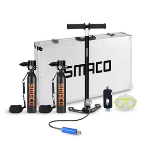 SMACO 6-10mins फैक्टरी प्रत्यक्ष बिक्री डाइविंग उपकरण मिनी स्कूबा स्नोर्कल डाइविंग टैंक