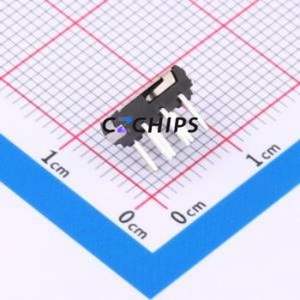 MSK-22D18G3 051 Slide Switch DIP Switch Double Pole Double Throw Rectangle Pin Header PC Pin Right Angle Insert - Product Image 2