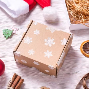 Caja <span class=keywords><strong>De</strong></span> Papel Kraft <span class=keywords><strong>De</strong></span> Cartón <span class=keywords><strong>De</strong></span> Impresión Flexográfica Artesanía Cajas <span class=keywords><strong>De</strong></span> Cartón Para <span class=keywords><strong>Empaque</strong></span> <span class=keywords><strong>De</strong></span> Navidad Caja <span class=keywords><strong>De</strong></span> Cartón <span class=keywords><strong>De</strong></span> Navidad Kraft - Product Image 1