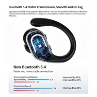 Écouteurs intra-auriculaires sans fil True Wireless pour la randonnée, ajustement confortable, sportifs, avec puce JL 5.3 LED, étanchéité IPX5, son haute fidélité