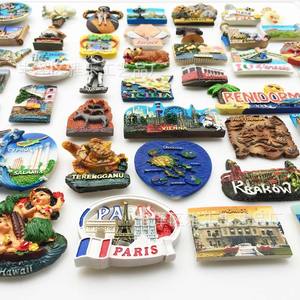 Imanes <span class=keywords><strong>de</strong></span> Resina y Refrigerador al por Mayor para Comercio Electrónico Transfronterizo, Estilo Europeo, 7-9cm, Recuerdos Turísticos, Artesanía Decorativa Mundial - Product Image 3