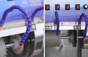 Macchina Spazzolatrice Semiautomatica Commerciale con Riscaldamento per Negozi di Lavaggio Scarpe e Fabbriche di Lavaggio a Secco per Calzaturifici - Product Image 6